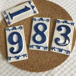 House Ceramic Tile Numbers